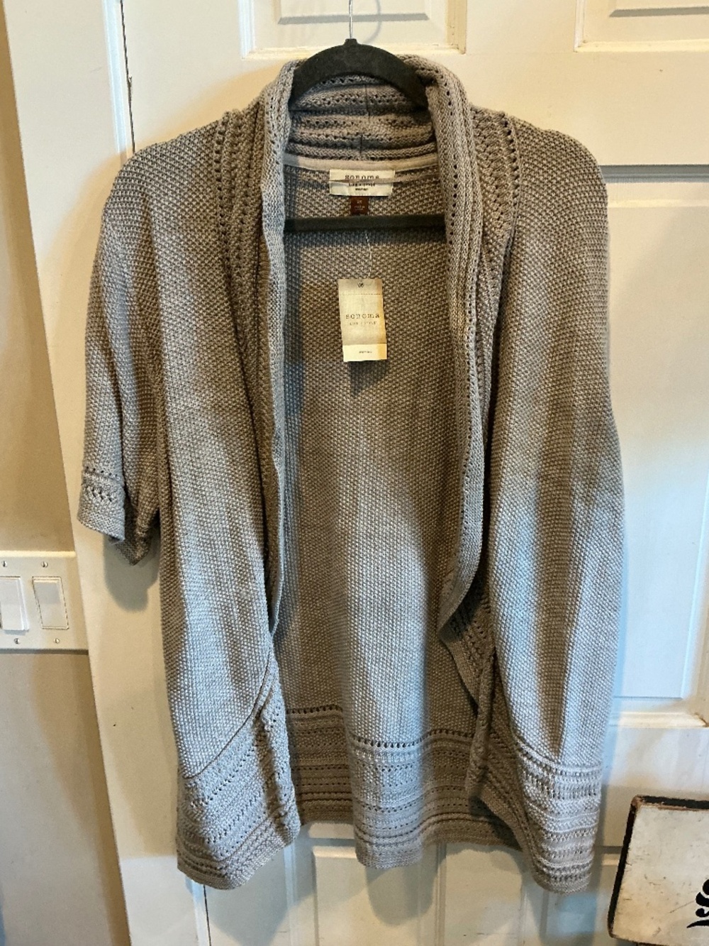 Sonoma short sleeve cardigan sweater!  Brand new with tags!  Plus size 2x